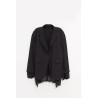 OUR LEGACY SOOT BLACK TECHFLAX REVERSIBLE DRIP BLAZER